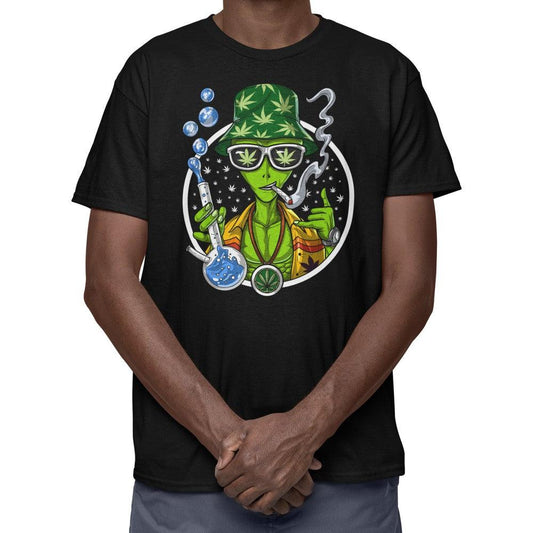 Alien Smoking Weed T-Shirt