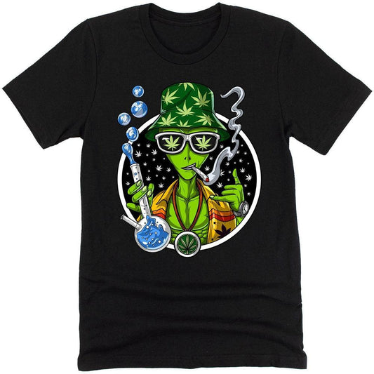 Alien Smoking Weed T-Shirt