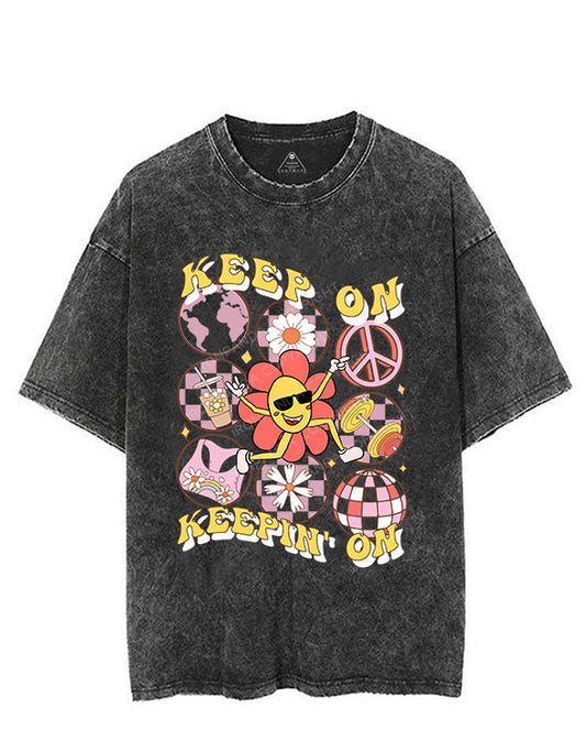 KEEP ON KEEPIN' ON VINTAGE GYM SHIRT