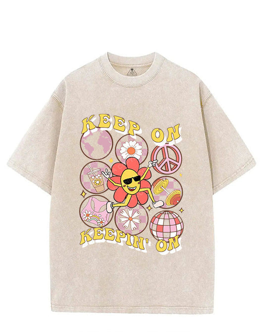 KEEP ON KEEPIN' ON VINTAGE GYM SHIRT