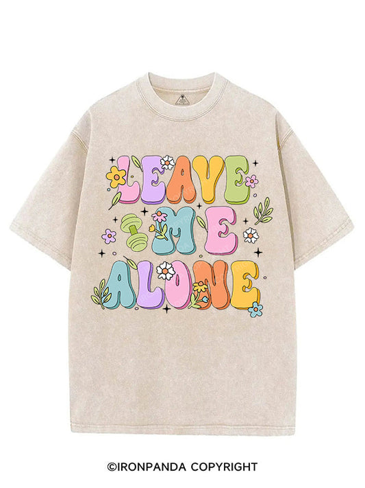LEAVE ME ALONE VINTAGE GYM SHIRT