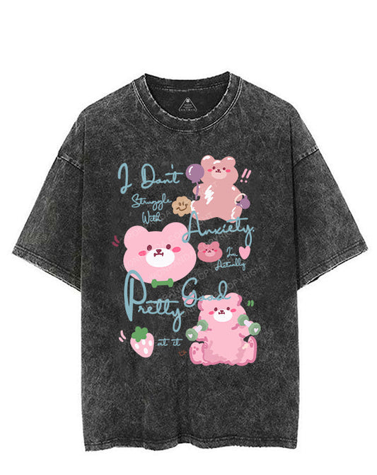 I DON'T STRUGGLE WITH ANXIETY. I'M ACTUALLY PRETTY GOOD AT IT VINTAGE GYM SHIRT