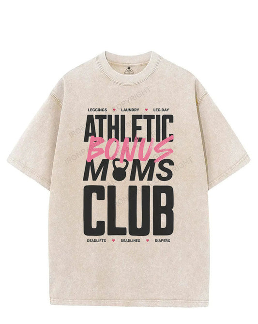 Athletic Bonus Moms Club VINTAGE GYM SHIRT