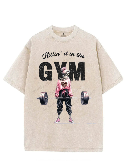 Killin’ it in the GYM VINTAGE GYM SHIRT