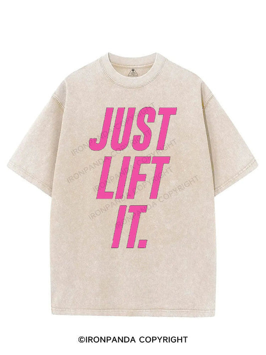 JUST LIFT IT VINTAGE GYM SHIRT
