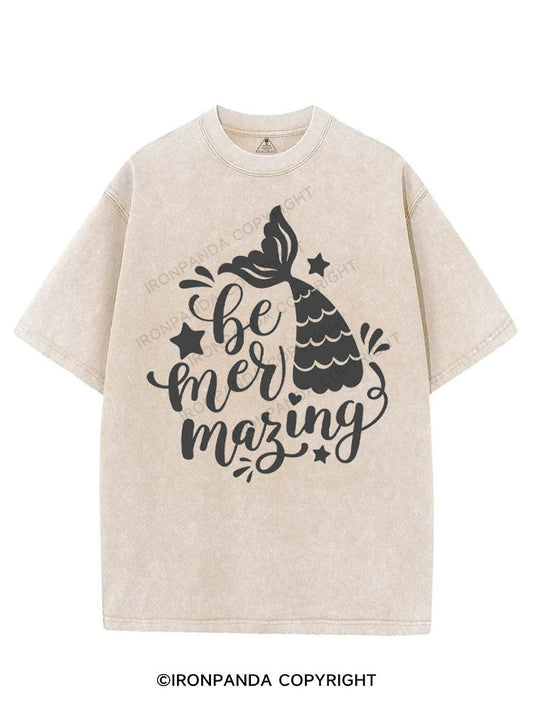 BE MER-MAZING VINTAGE GYM SHIRT