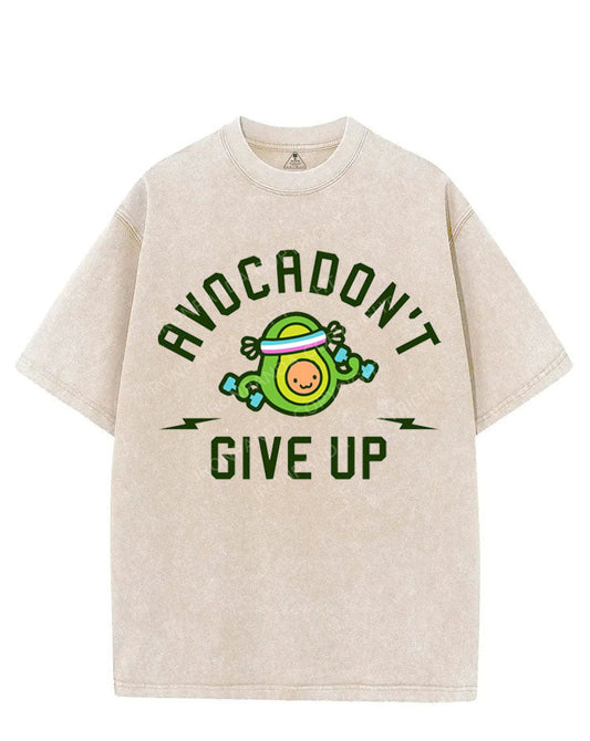 AVOCADON'T GIVE UP VINTAGE GYM SHIRT