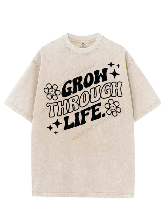 GROW THROUGH LIFE VINTAGE GYM SHIRT