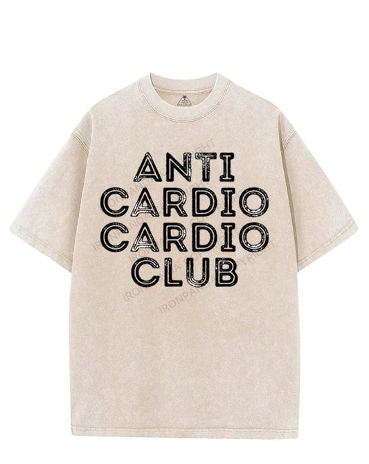 ANTI CARDIO CARDIO CLUB VINTAGE GYM SHIRT
