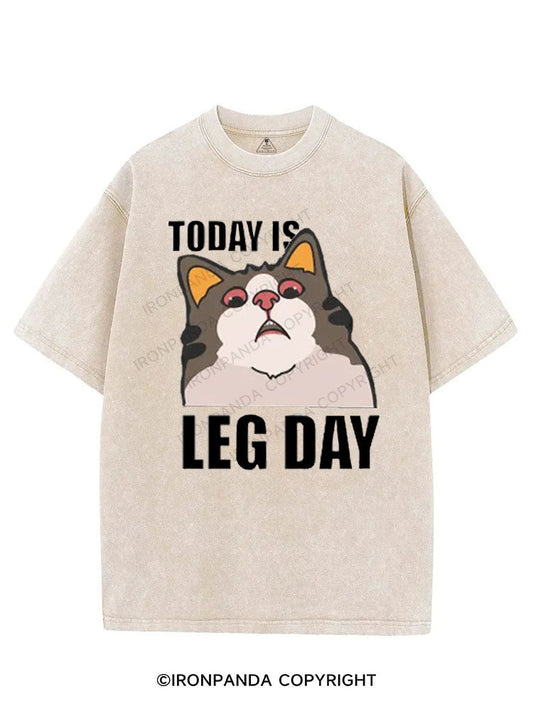 TODAY IS LEG DAY VINTAGE GYM SHIRT