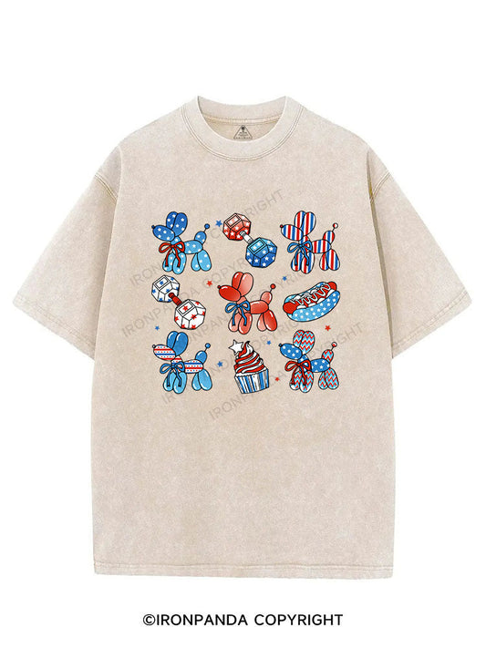 RED, WHITE, AND GYM TIME VINTAGE GYM SHIRT