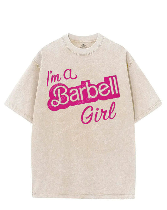 I'M A BARBELL GIRL VINTAGE GYM SHIRT