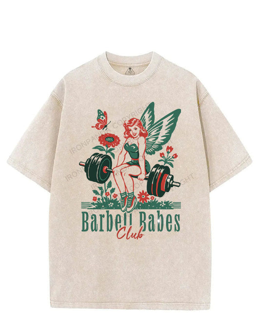 BARBELL BABES CLUB VINTAGE GYM SHIRT
