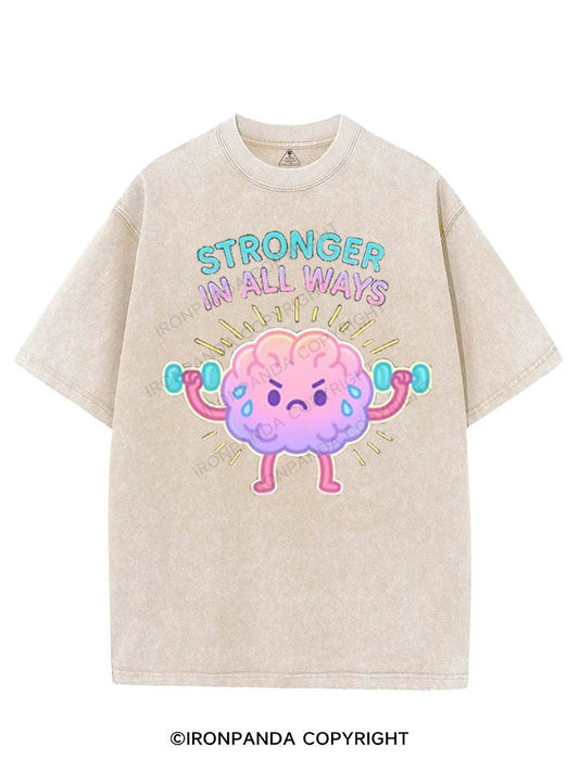 STRONGER IN ALL WAYS VINTAGE GYM SHIRT