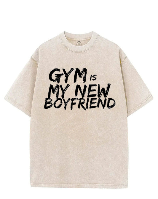GYM IS MY NEW BOYFRIEND VINTAGE GYM SHIRT