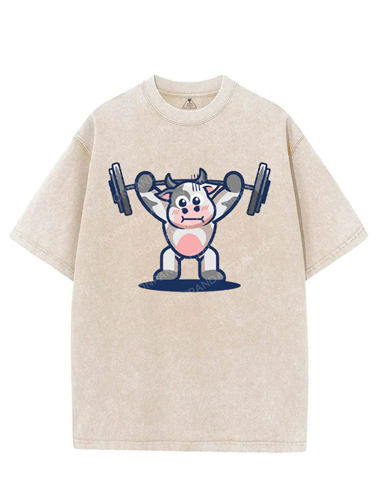 MILK YOUR MUSCLES! VINTAGE GYM SHIRT