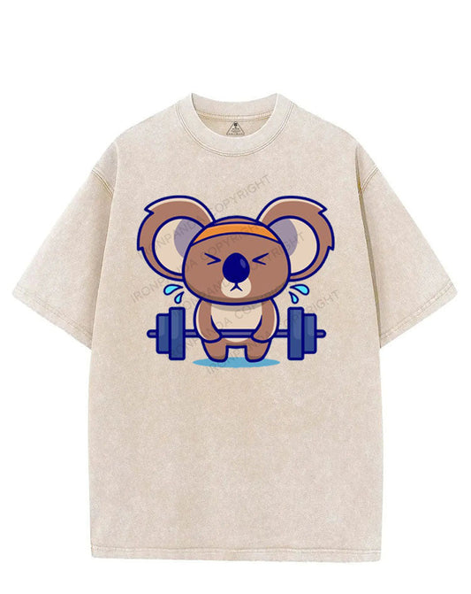 KOALA POWER VINTAGE GYM SHIRT