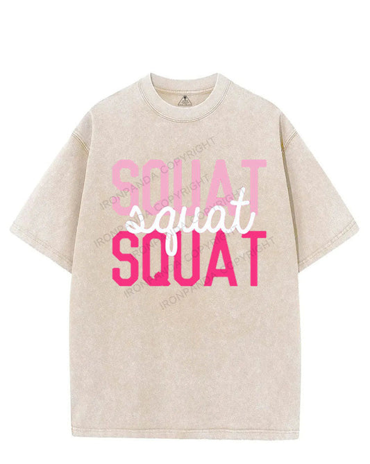 SQUAT SQUAT SQUAT VINTAGE GYM SHIRT