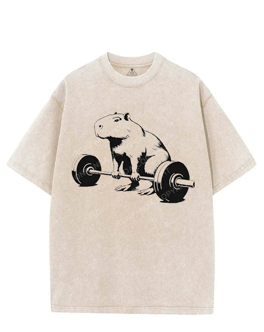 LIFT LIKE CAPYBARA VINTAGE GYM SHIRT