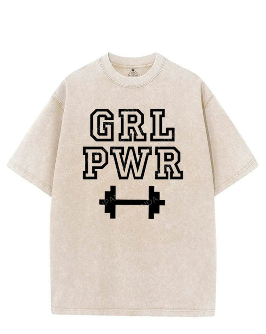 GRL PWR VINTAGE GYM SHIRT