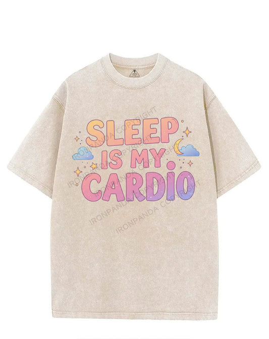 SLEEP IS MY CARDIO VINTAGE GYM SHIRT