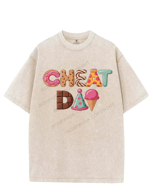 CHEAT DAY VINTAGE GYM SHIRT