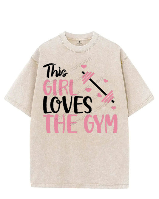 THIS GIRL LOVES THE GYM VINTAGE GYM SHIRT