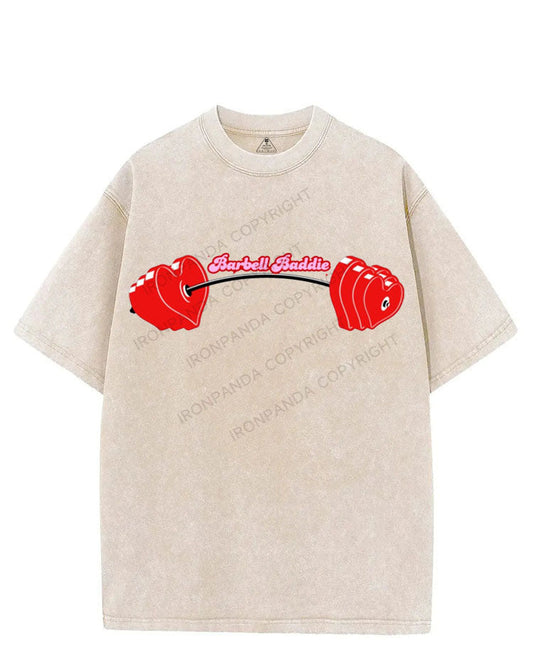 BARBELL BADDIE VINTAGE GYM SHIRT