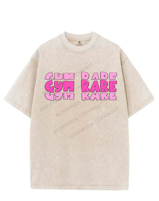 GYM BABE VINTAGE GYM SHIRT