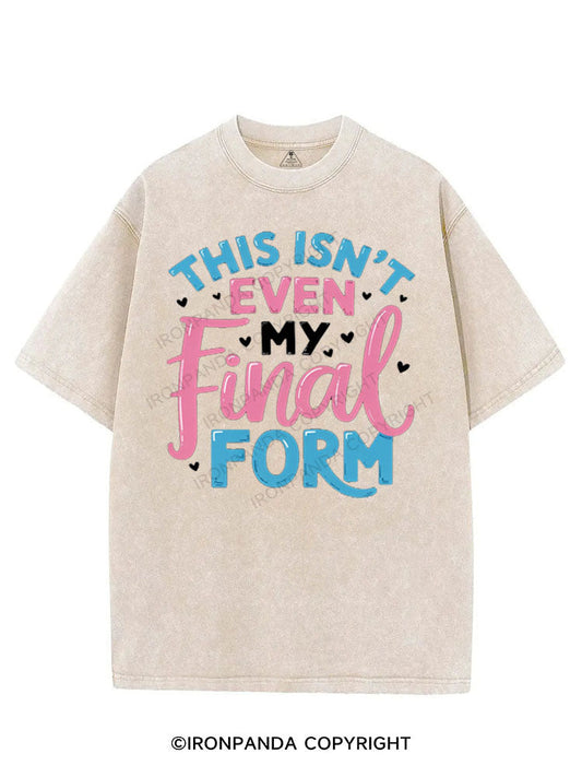 THIS ISN'T EVEN MY FINAL FORM VINTAGE GYM SHIRT