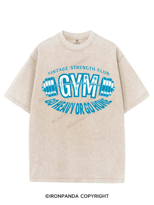 VINTAGE STRENGTH CLUB VINTAGE GYM SHIRT