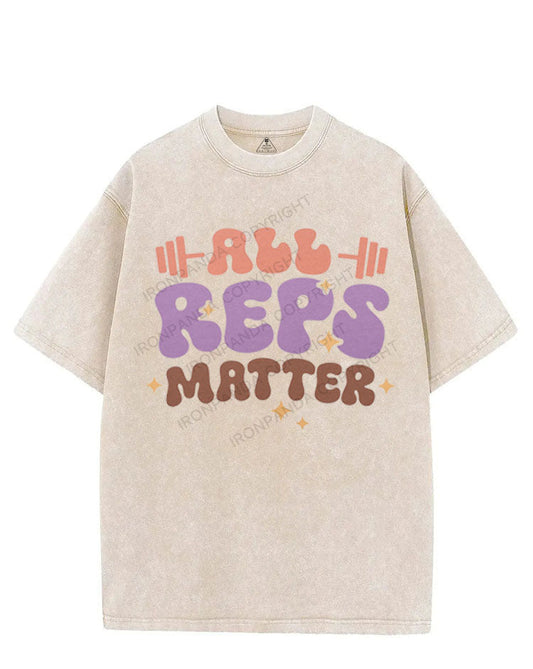 ALL REPS MATTER VINTAGE GYM SHIRT