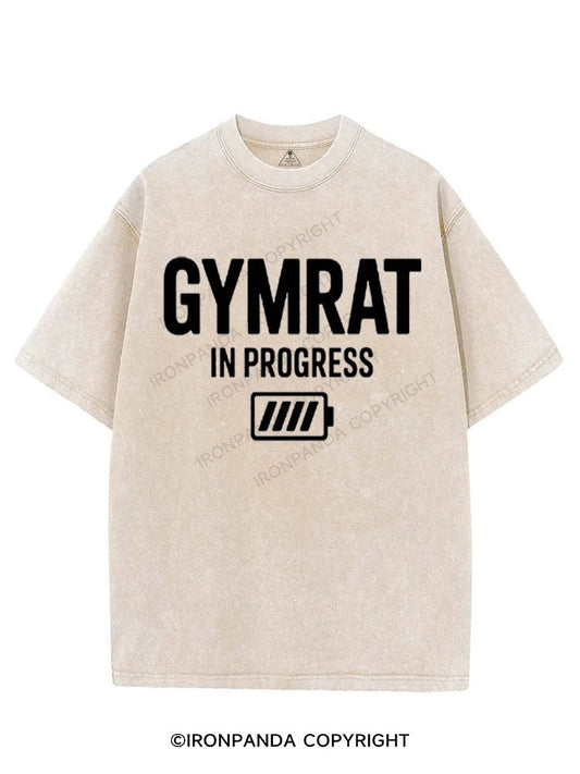 GYMRAT IN PROGRESS VINTAGE GYM SHIRT