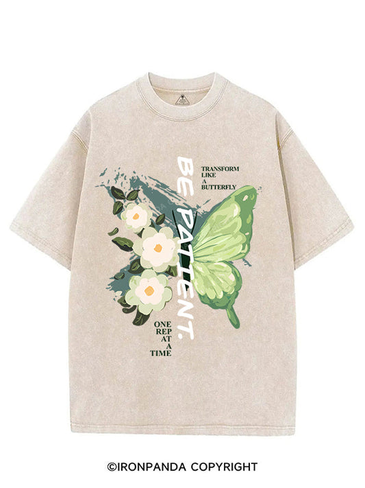 Be patient VINTAGE GYM SHIRT