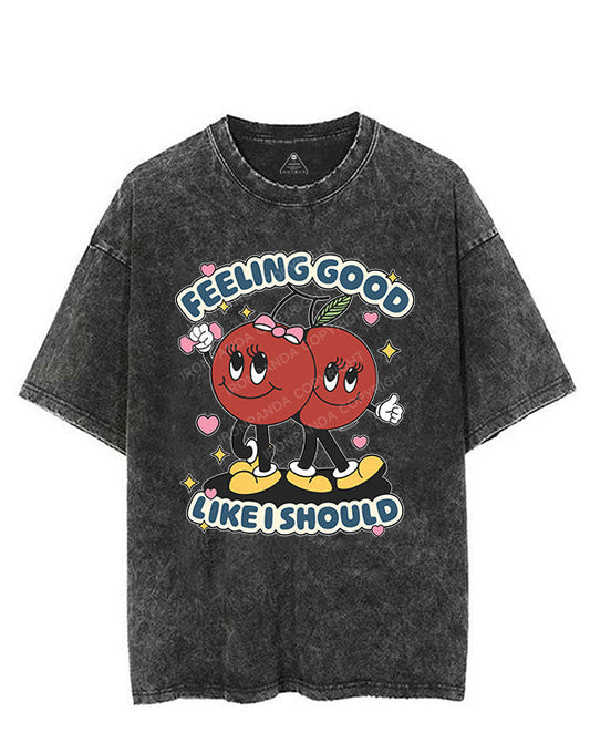 FEELING GOOD LIKE I SHOULD VINTAGE GYM SHIRT