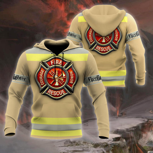 Strong Firefighter Shirt And Short For Women And Men Hoodie
