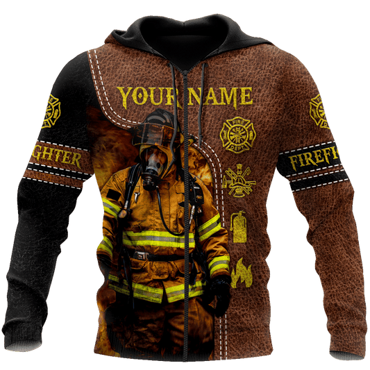 Customize Name Firefighter Hoodie For Men And Women TNA