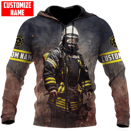 Customized Name Firefighter Unisex Shirts