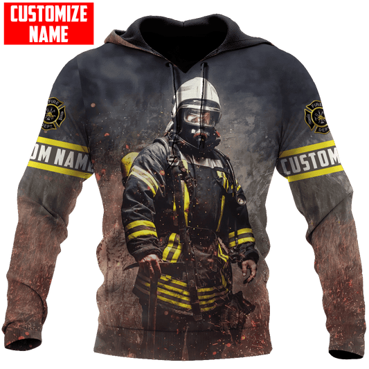 Customized Name Firefighter Unisex Shirts