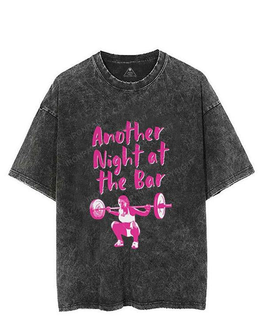 Another night at the bar VINTAGE GYM SHIRT