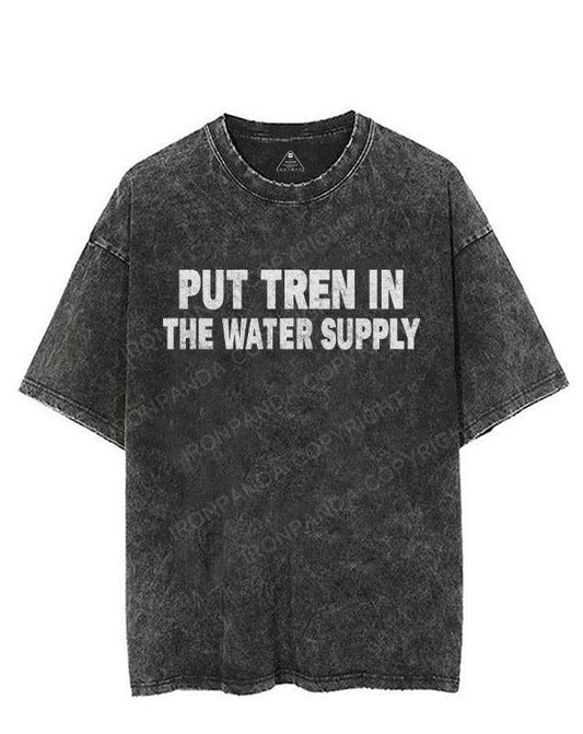 Put Tren In The Water Supply VINTAGE GYM SHIRT