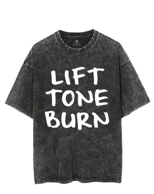 LIFT TONE BURN VINTAGE GYM SHIRT