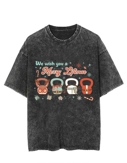 WE WISH YOU A MERRY LIFTMAS VINTAGE GYM SHIRT