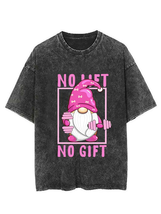 gnome no lift no gift Vintage Gym Shirt
