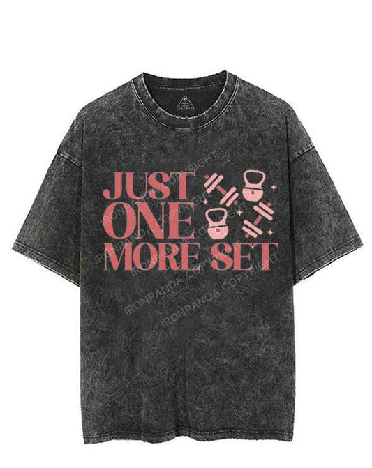 JUST ONE MORE SET VINTAGE GYM SHIRT