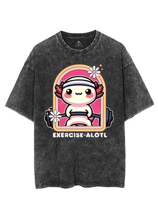 EXERCISE-ALOTL VINTAGE GYM SHIRT