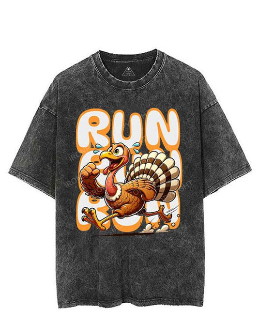 RUN RUN RUN TURKEY VINTAGE GYM SHIRT
