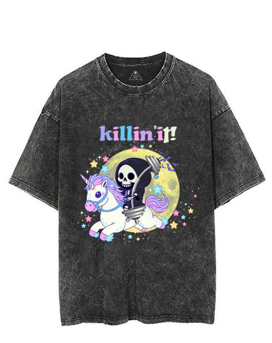 KILLIN' IT VINTAGE GYM SHIRT
