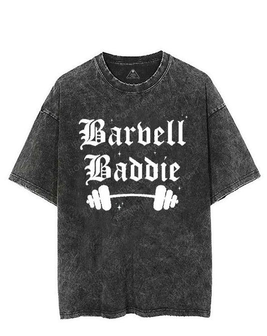BARBELL BADDIE VINTAGE GYM SHIRT