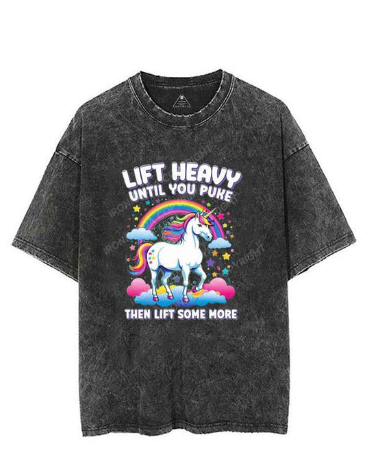 Lift Heavy Until You Puke VINTAGE GYM SHIRT
